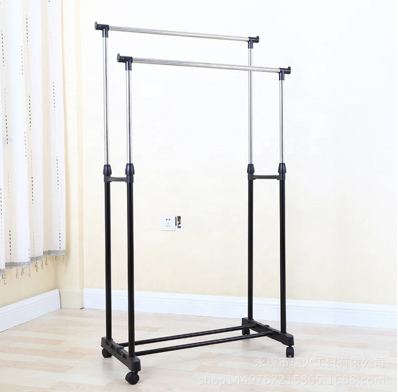 Adjustable Stainless Steel Material Cloth Rack Stand