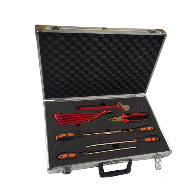 China manufacturer safety beryllium or aluminium bronze non sparking tools set