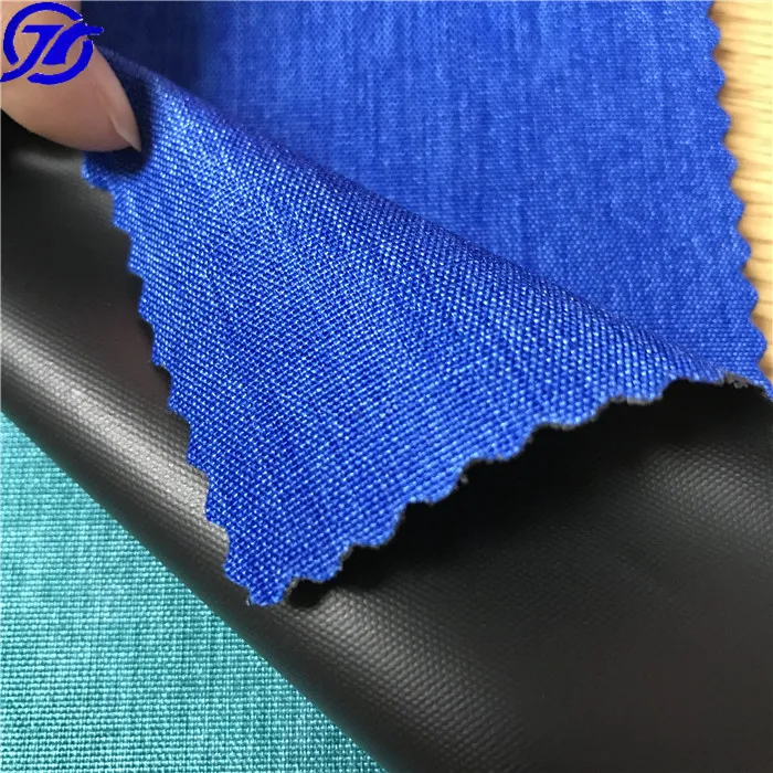300d*300d Shiny Cationic Polyester Oxford Fabric With Pvc Coating For Backpack Bags