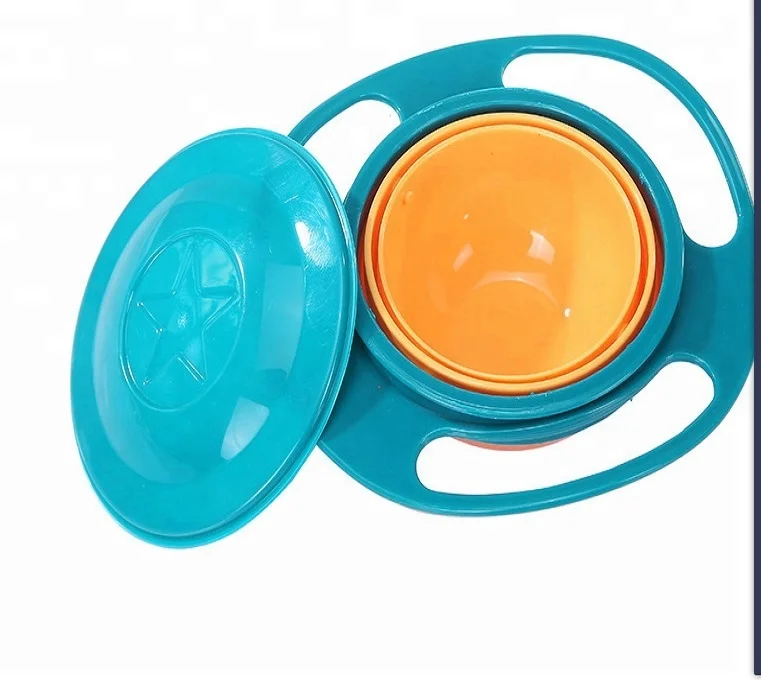 Wholesale Anti Spill Gyro Bowl- 360 Rotating High Qualoty Baby Bowl