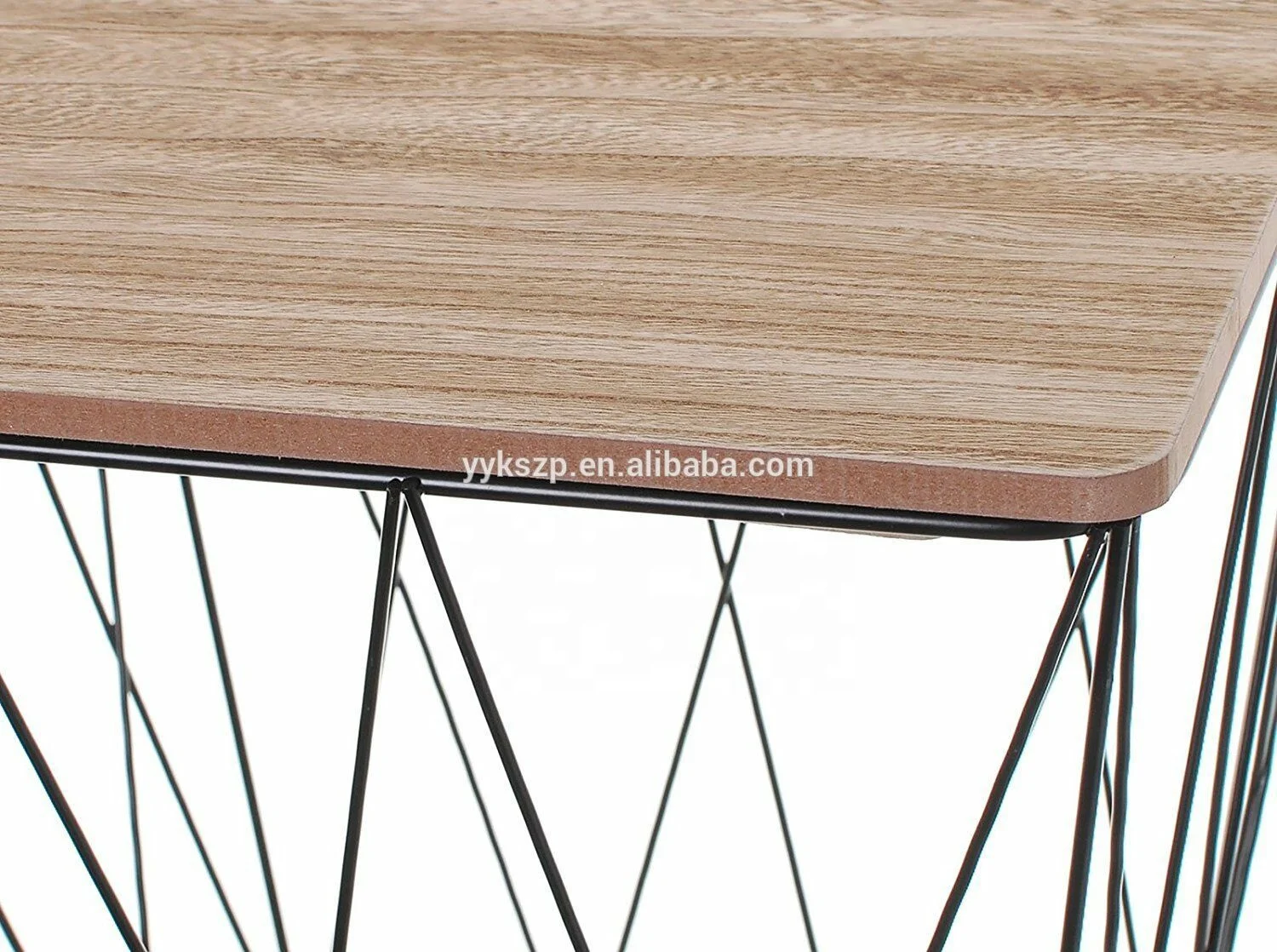 
Multi-function small wire coffee table metal basket storage with lid square wire coffee table 