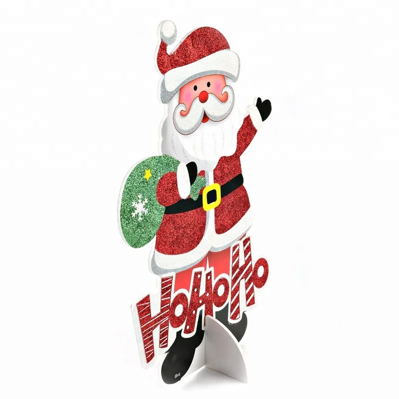  Пенопластовый материал KT доска OEM размер рождественское Декоративное Оборудование Санта Клаус стенд для рождественского фестиваля