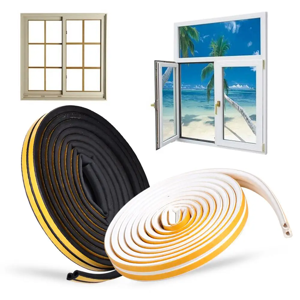 
Epdm Foam Rubber Sealing with adhesive tape for door and window 