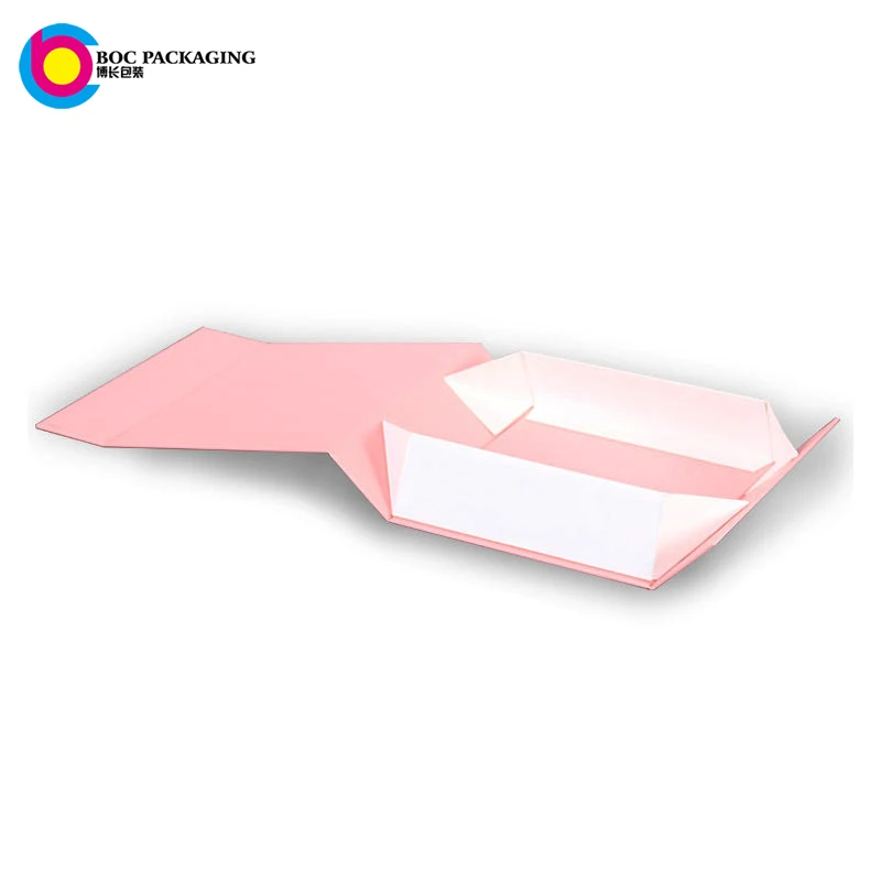 
custom magnetic closure cardboard Collapsible Gift Boxes For clothing Packaging 