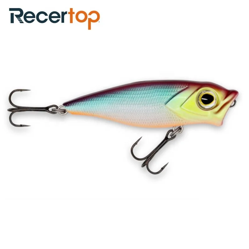 Trolling Tuna Popper Lure 6.5cm 7.5g Top Water Popper Fishing Lure Artificial Bait Hard Fishing Tackle Wobblers