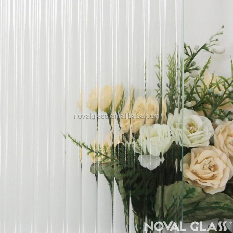 3-10mm Clear And Colored Baroque Rain Fluted Pattern Glass,Glass Pattern