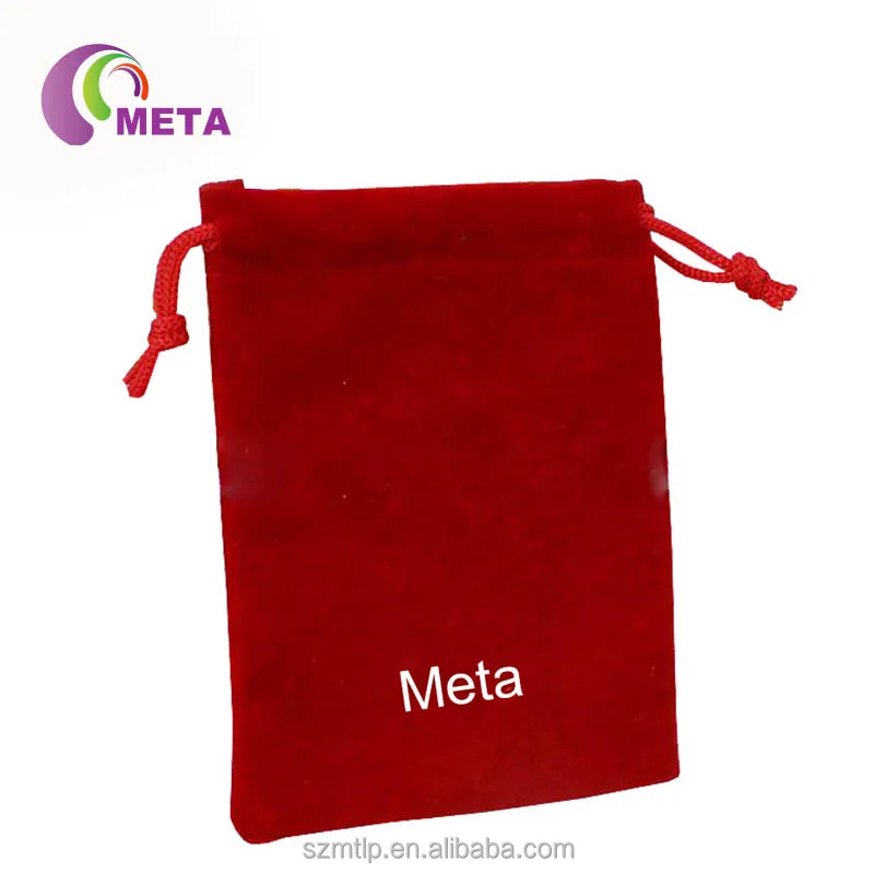 Custom Small Fabric Gift Velvet Envelope Pouch