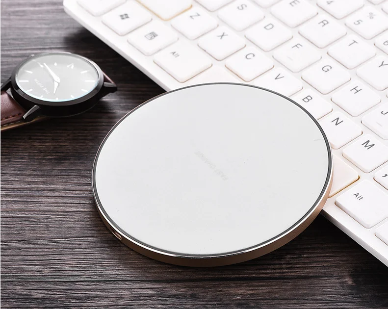 Alibaba горячие продажи быстрый беспроводной телефон зарядное устройство Ци Беспроводное зарядное устройство Pad для iphone 8