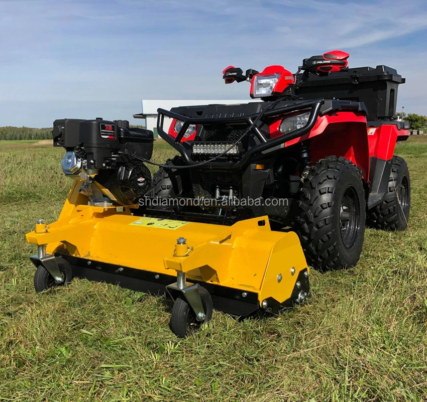 14hp BS engine UTV front-mounted flail mower/120cm work width quadbike mulcher/13HP meadows cut mower/15hp utv hammer lawn mower