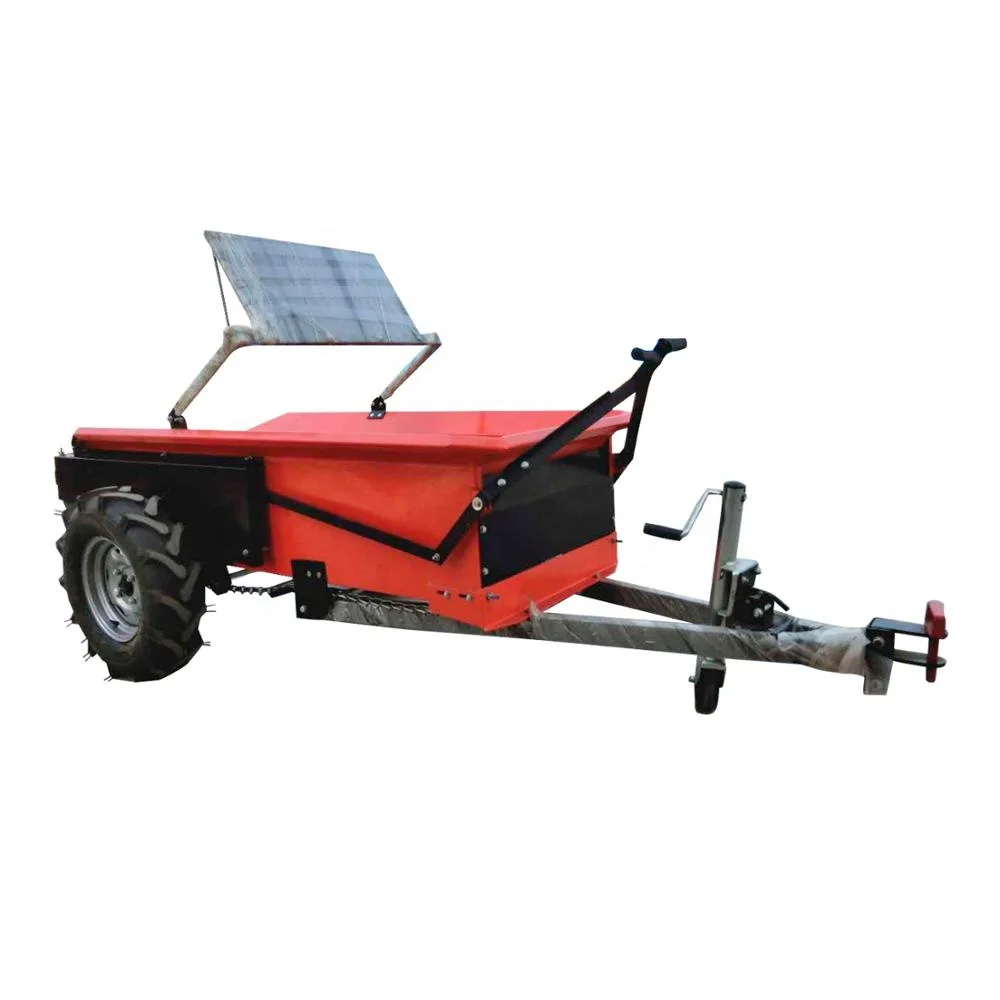 
Farm tractor mounted small cow manure fertilizer / fertiliser spreader machine and parts 