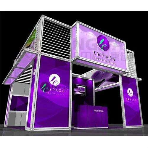 
Aluminium modular system portable exhibition booth design for expo 