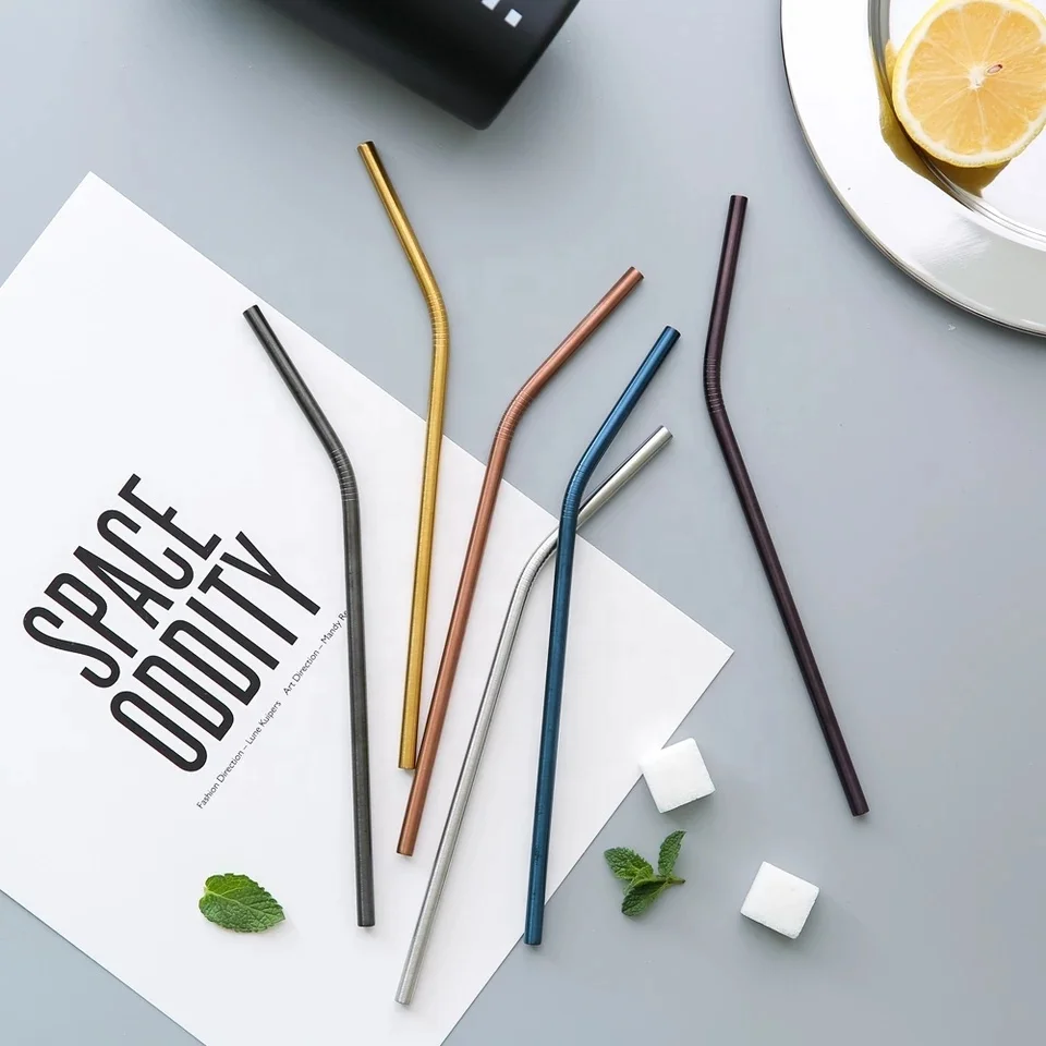 free samples bottom price 304 stainless steel drinking straws