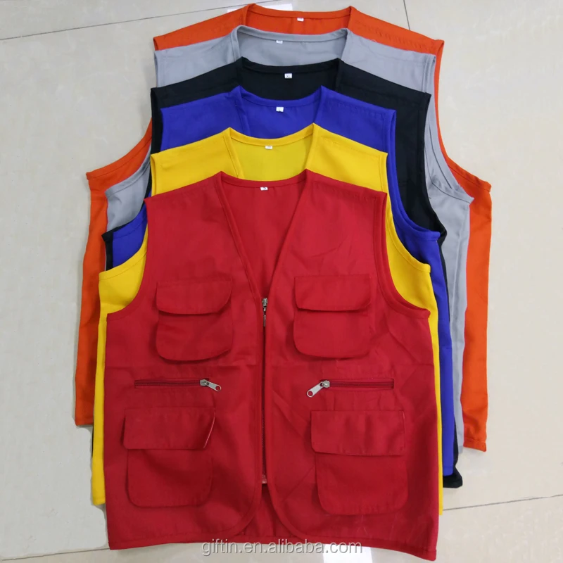 Качественный охотничий жилет без рукавов с принтом или вышивкой на заказ