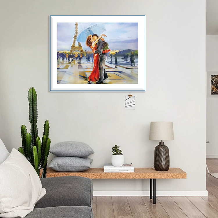 2021 оптовая продажа, алмазная живопись своими руками, полный набор для алмазной живописи своими руками, новые влюбленные, поцелуй в Парижской башне, наборы для алмазной живописи, для домашнего декора, подарок