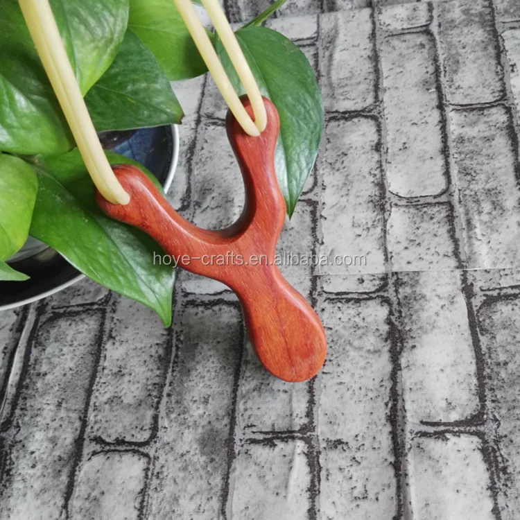 Hunt Accessories Wooden Slingshot Powerful Sling Shot Toy