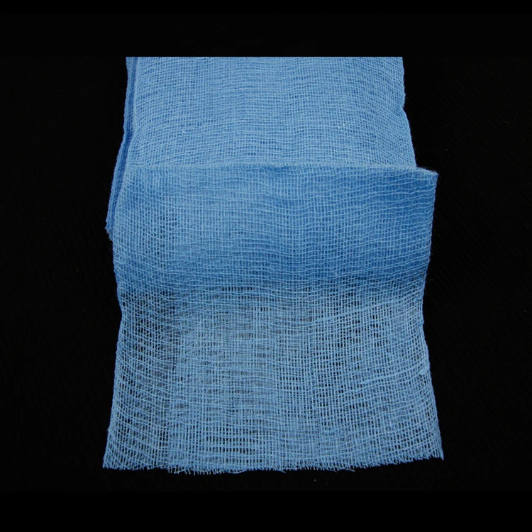 factory sterile folded or unfolded edge gauze swabs 100% cotton