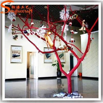 New Design Fiberglass Material Artificial Dry Branch Tree No Leave