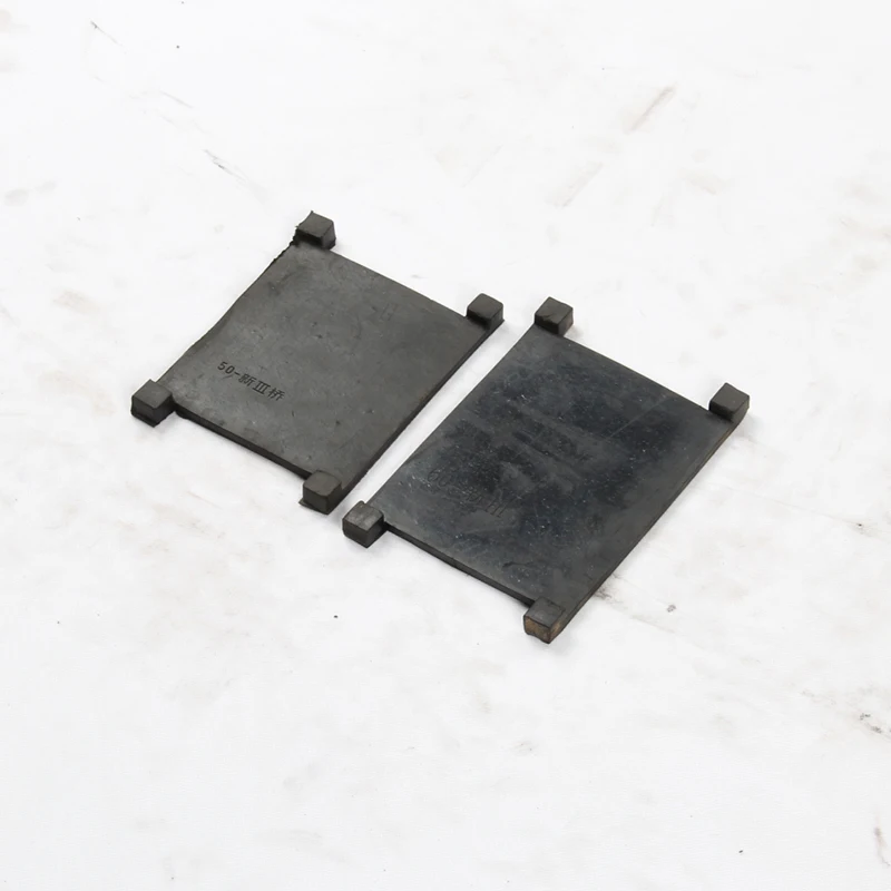 
Railroad Grooved rail track rubber sole plate 