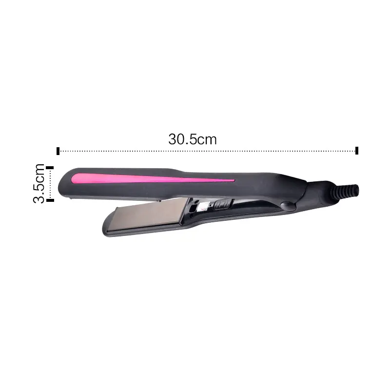 Двухвольтный цифровой плоский утюжок с нанотитановым покрытием выпрямитель для
