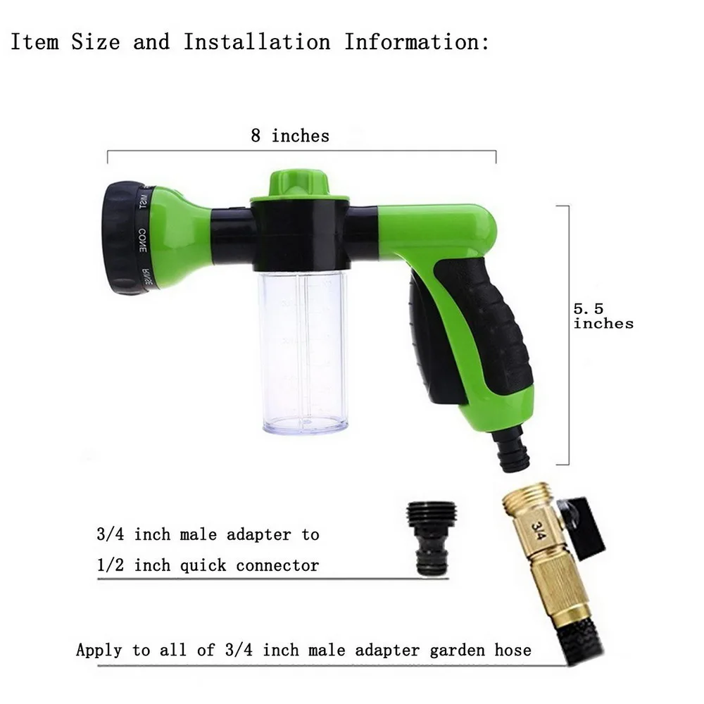 
2021 new style car wash foam gun/ foam spray gun/hign pressure car wash gun 