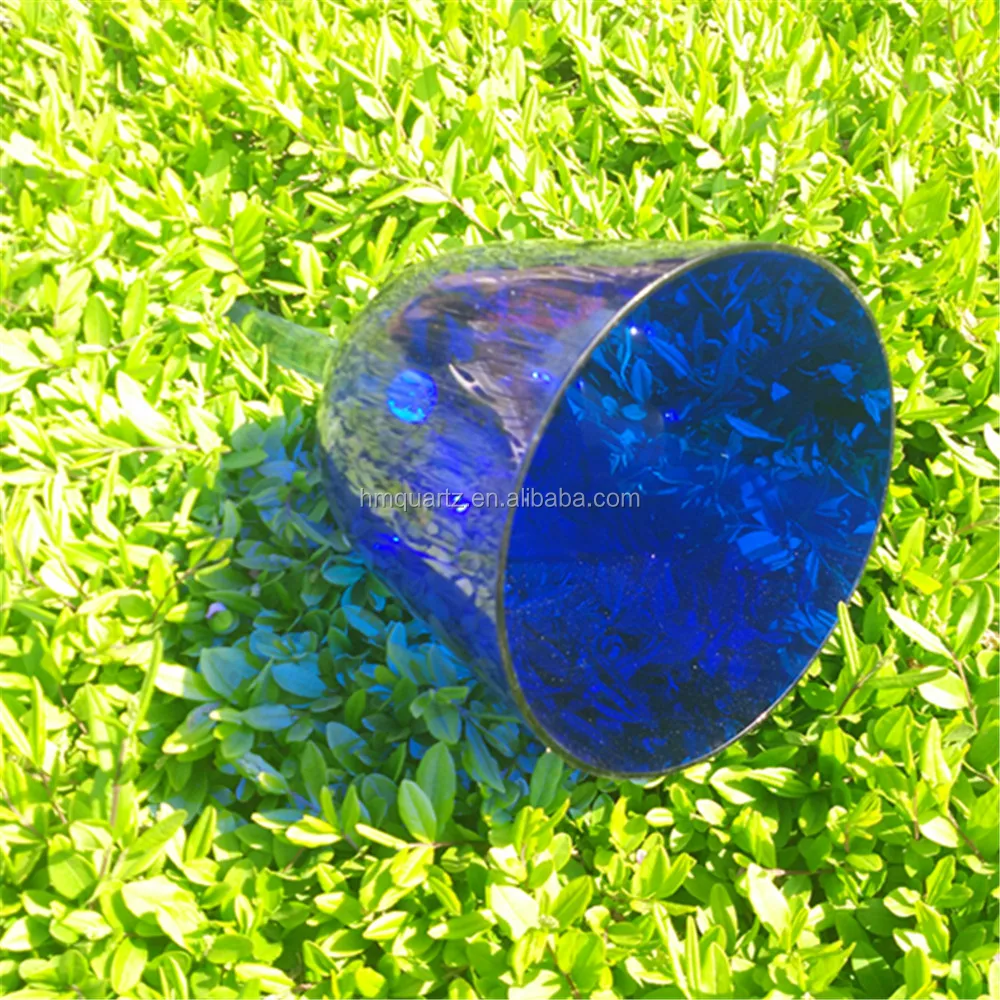 Meditation And Yoga Handle Clear And Color Crystal Singing Bowl Quartz Healing