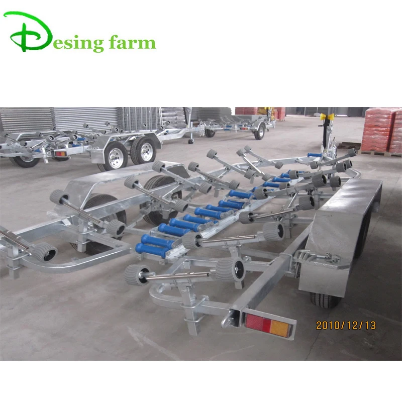 5800 hot dip galvanized roller boat trailer for 5.5m boat