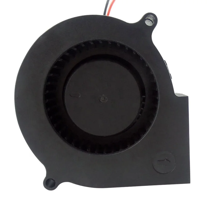 High speed centrifugal brushless 12v 24v snail 7530 75mm dc cooling 75X75X30mm air blower fan