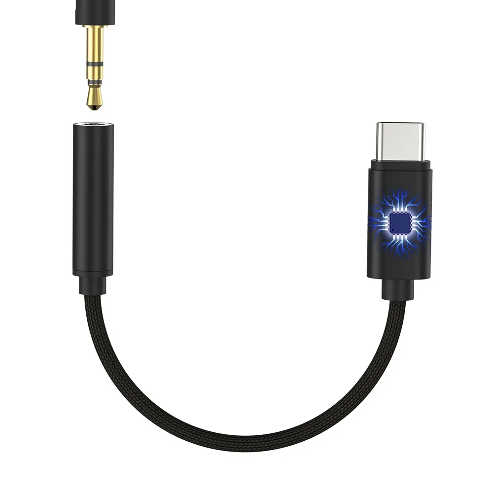 Alibaba Оптовая продажа цифровой DAC аудио кабель высокого разрешения чип USB-C Тип c до 3 5 мм адаптер для ипэур pro Google Pixel