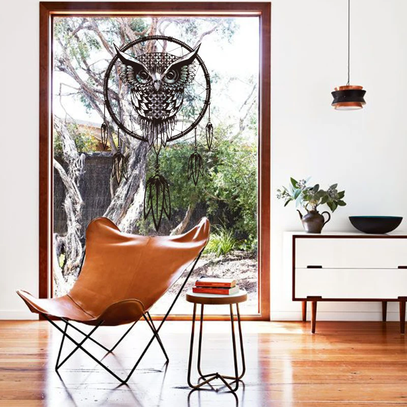 Красочные животных фрески Новый сова стены стикеры