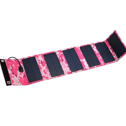 100% Full Charging By Sunlight 10W Portable Solar Charger Waterproof Foldable Solar Panel USB Charger For Mobile Phone