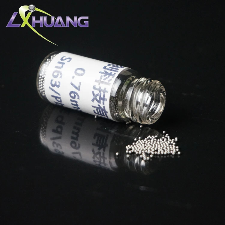 The surface without defects high reliability Reballing kit bga solder lead stencil ball SAC305 lead free soldering lead 63/37