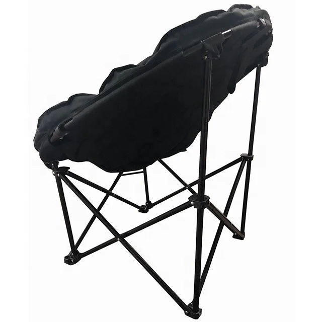 
Custom camping indoor outdoor portable oversized folding moon chair 