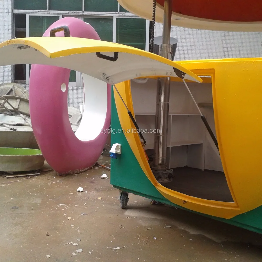 Outdoor Mobile Food Kiosk Design/Cart/Trailer Fast Food Cart Design Ice-cream Cart Mall Food Kiosk