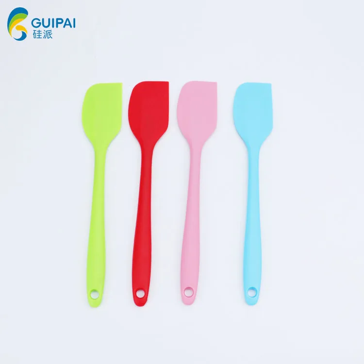 Heat Resistant butter Scraper baking spatula Mini silicone spatula Food Grade Kichen Tools silicone rubber Spatula