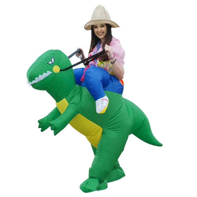 
2018 Wholesale factory direct sell inflatable funny mascot dinosaur costume for kids 