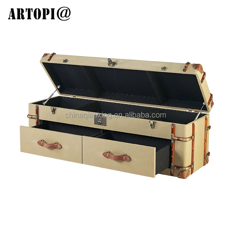 Оптовая продажа мебели для гостиной Винтаж хранения ткани груди телевизор настольная подставка с ящиками