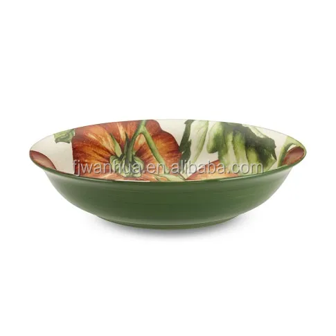 Пластиковые меламиновые тарелки с принтом тыквы на заказ