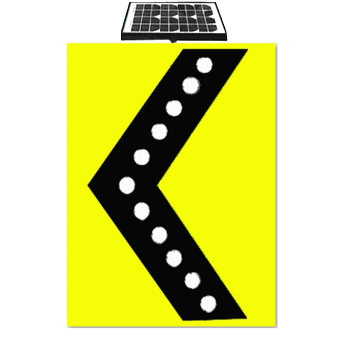 Outside Working 24/12hours Road Arrow Led chevron safety signs