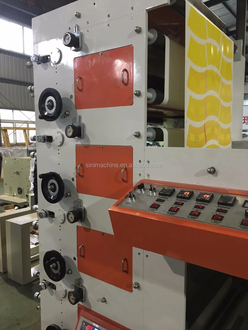 6 color fully Automatic flexo printer for paper cup,flexo paper cup printer machine with HSR850 model