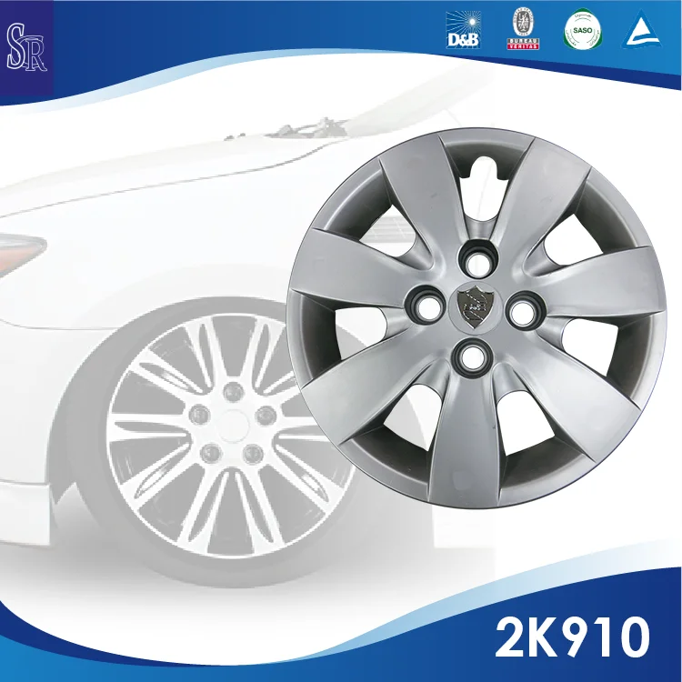 Taiwan auto parts 14' universal center cap silver ABS spare wheel cover