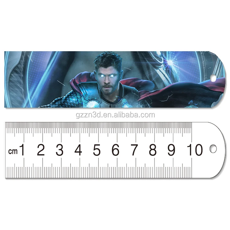 OEM PET Plastic Rulers Printed , 3D Custom Lenticular Printing Measuring Straight Ruler
