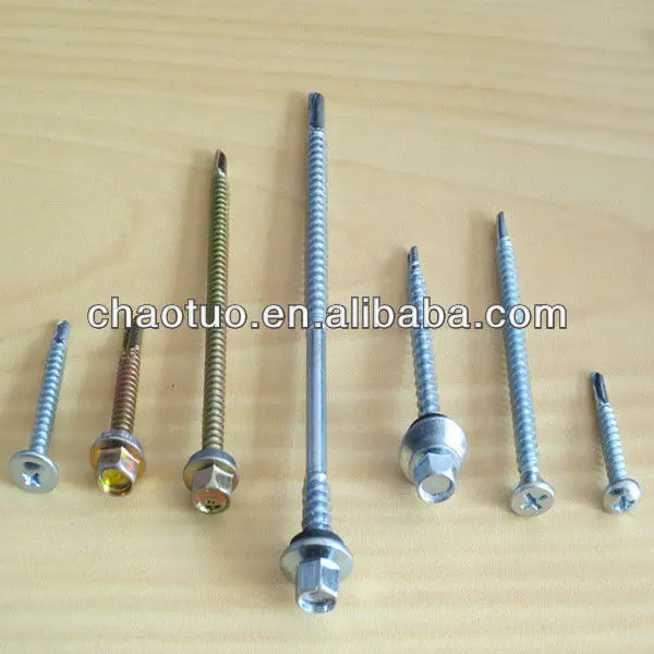 
 Самосверляющий винт Цена/Шестигранная головка самосверлильный винт с шайбой  