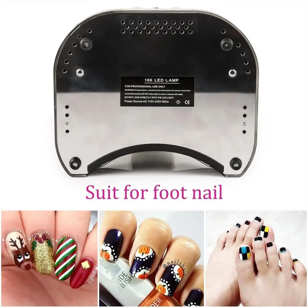More than 128 US Salon Shop are using ccfl led nail lamp 48w manicure set nail gel uv lamp with Auto Sensor