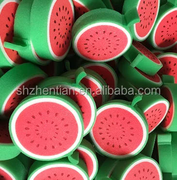 fruit shape sponge for kitchen/ cute fruit shape kitchen sponge