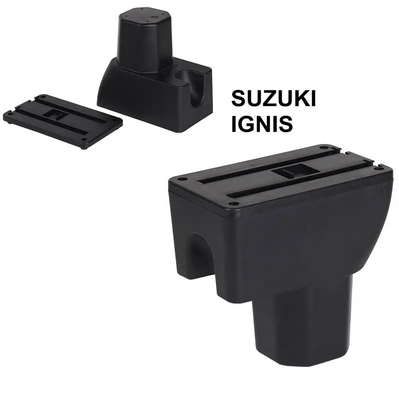 Подлокотник для Suzuki Ignis подлокотник с USB-зарядкой двухслойный центральный консоли подстаканник пепельница автомобильные аксессуары