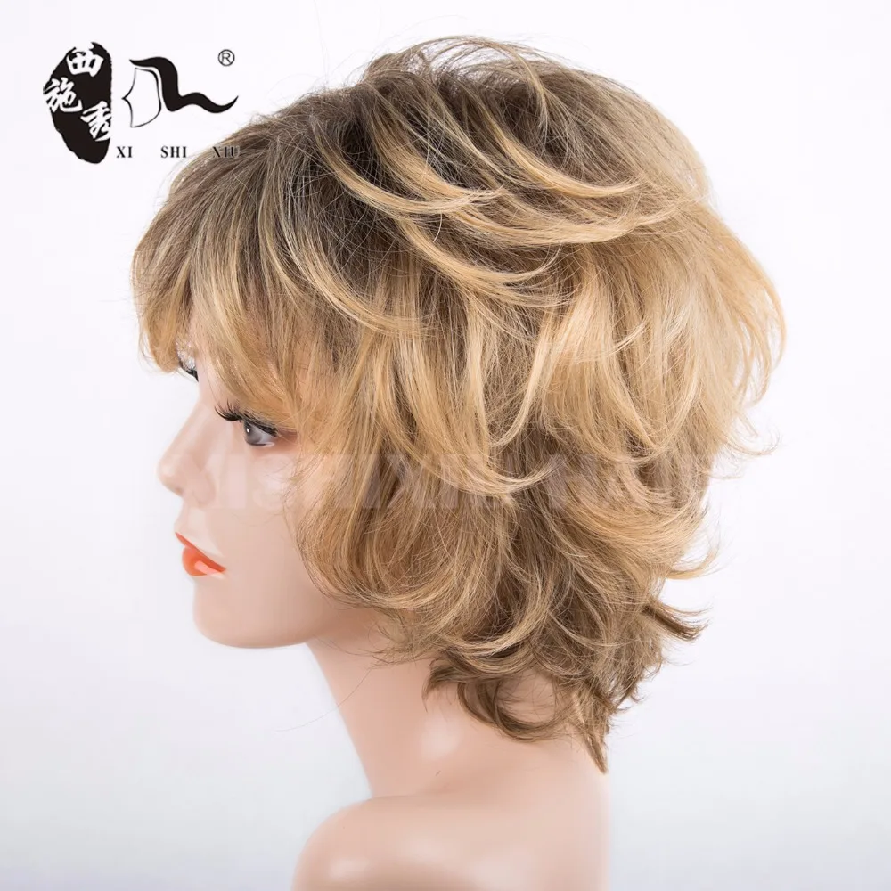 XISHIXIUBRAND 2022 Cheap price synthetic hair wig for black woman