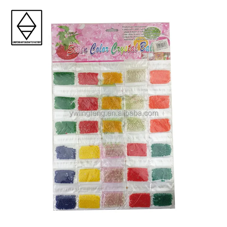
LF-101-30 linkfun 2.5-3.0mm magic gift crystal mud for flower gel water beads for plants water crystal soil 