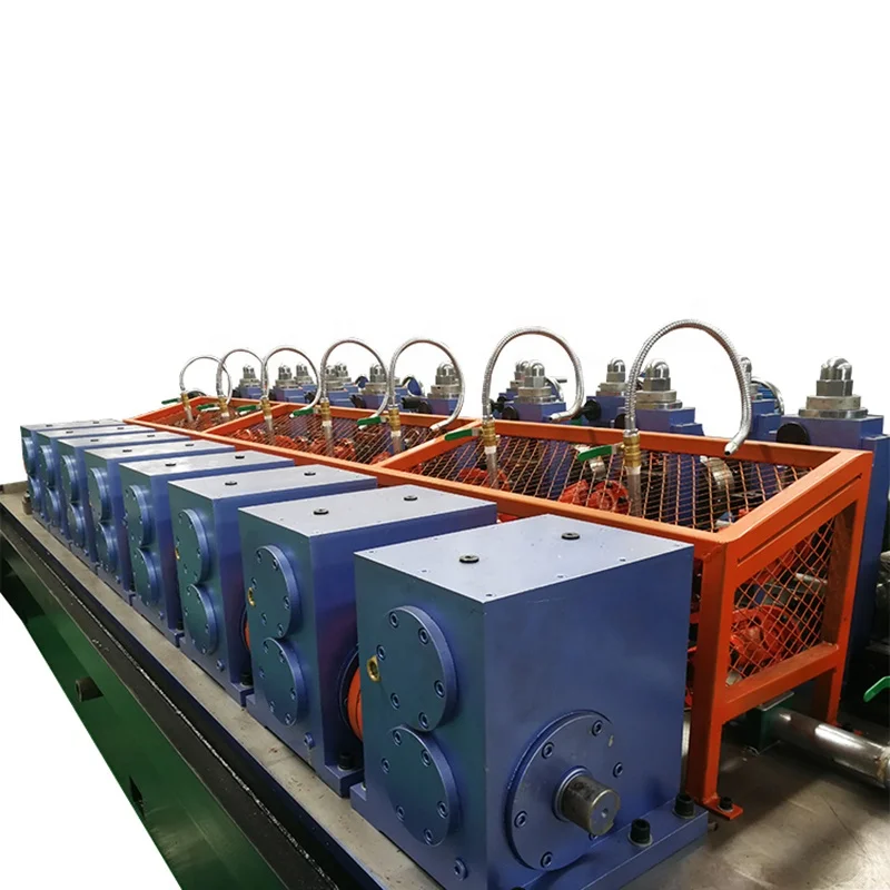 ERW High Frequency Automatic Steel Square Tube Mill Round Rectangle Pipe Making Machine