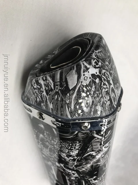 
CRAZY OLD MAN modified motorcycle exhaust muffler RY4 Hexagonal for 150-400cc motorcycle exhaust system 