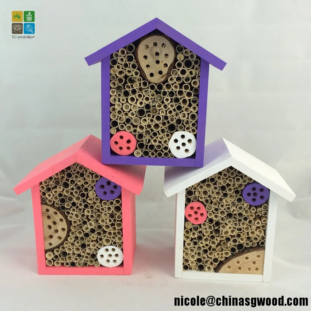 Wooden Insect Hotel/bee house/bird house feeder
